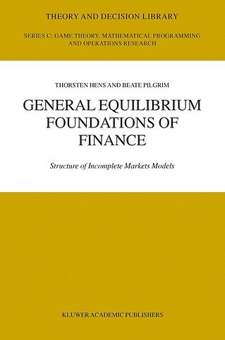 General Equilibrium Foundations of Finance