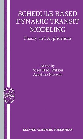 Schedule-Based Dynamic Transit Modeling