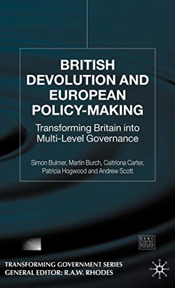 British Devolution and European Policy-Making