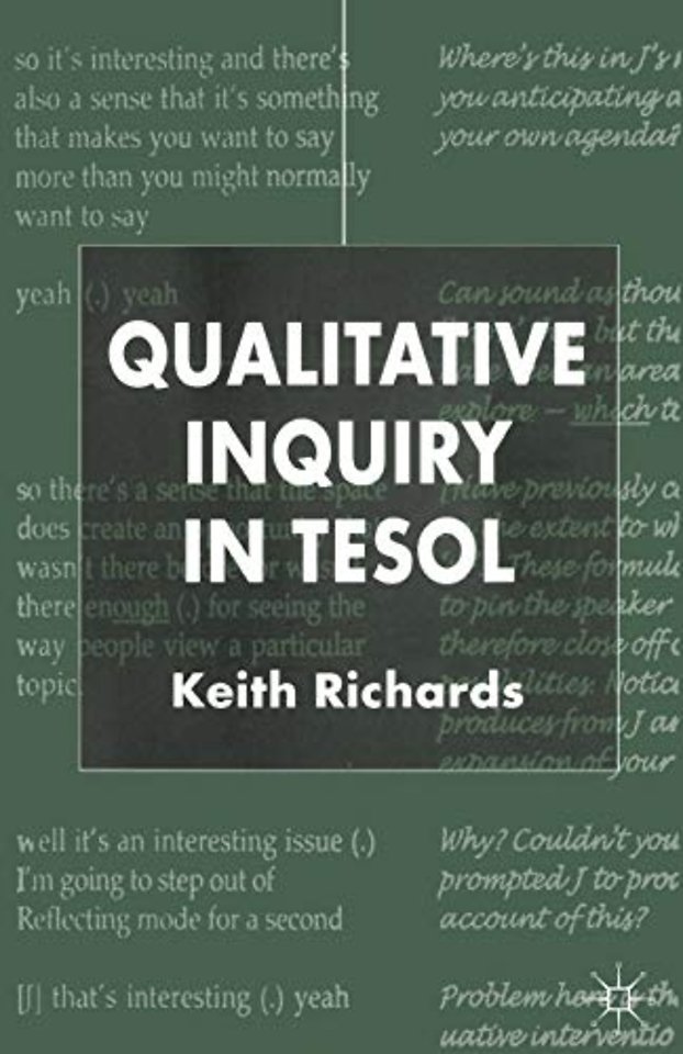 Qualitative Inquiry in TESOL