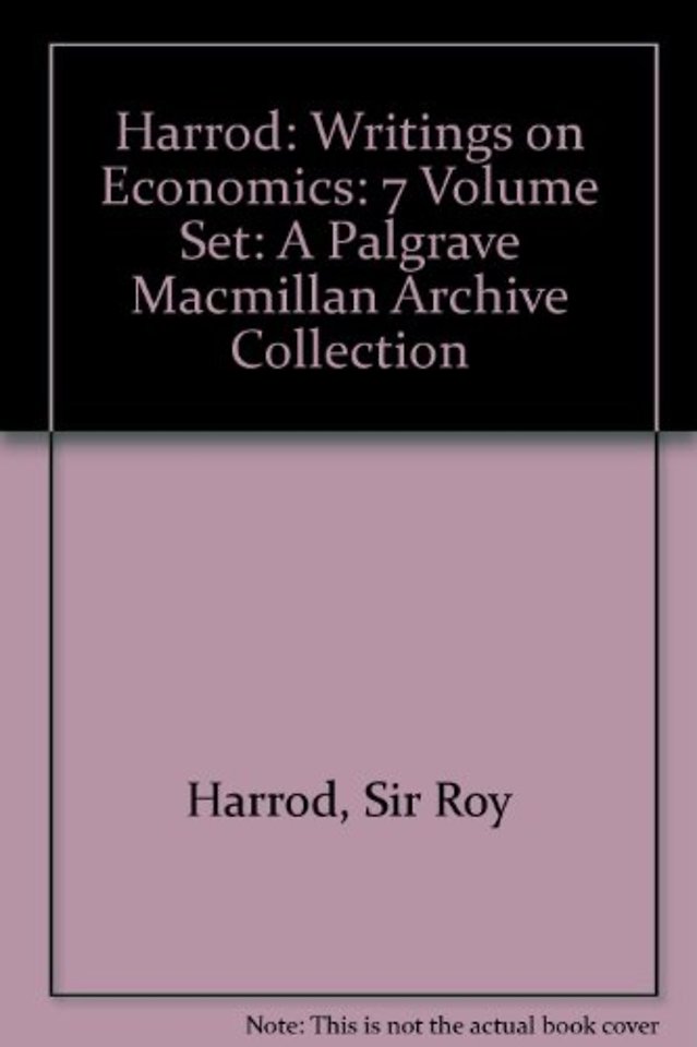 Harrod: Writings on Economics