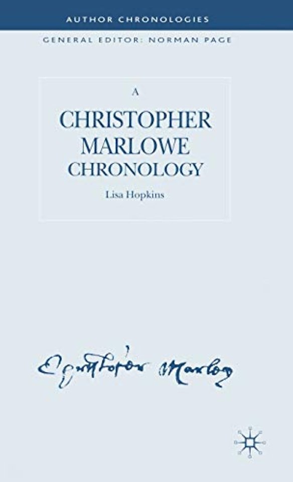 A Christopher Marlowe Chronology
