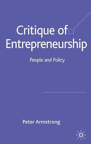 Critique of Entrepreneurship