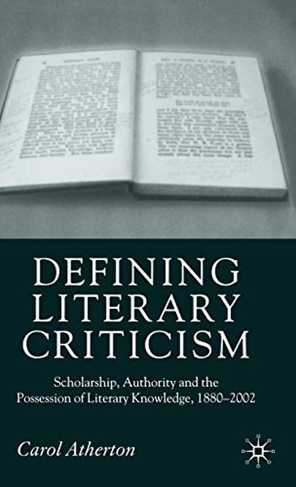 Defining Literary Criticism