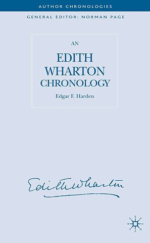 An Edith Wharton Chronology
