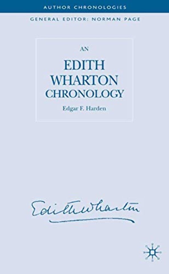 An Edith Wharton Chronology