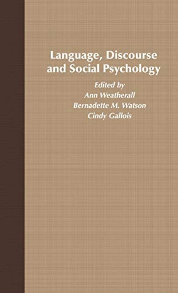 Language, Discourse and Social Psychology