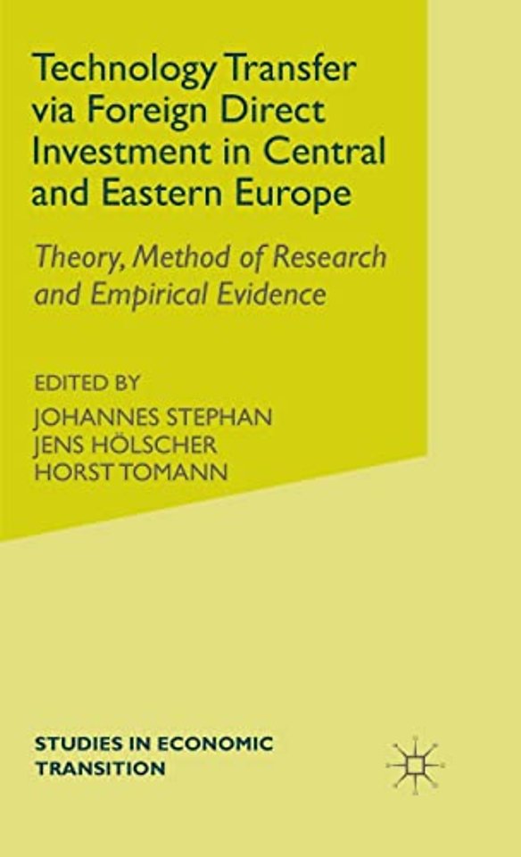 Technology Transfer via Foreign Direct Investment in Central and Eastern Europe