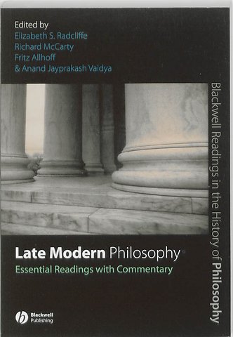 Late Modern Philosophy – Essential Readings with Commentary