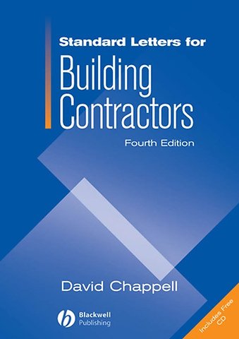 Standard Letters for Building Contractors 4e