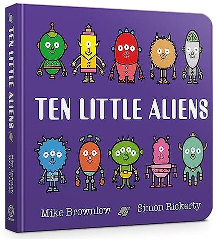 Ten Little Aliens Board Book