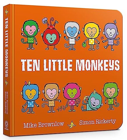 Ten Little Monkeys Board Book