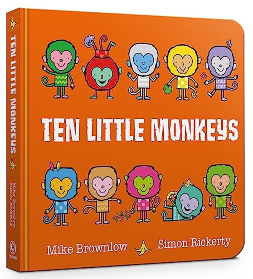 Ten Little Monkeys Board Book