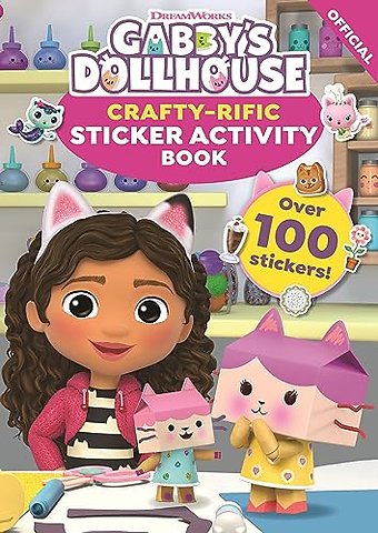 DreamWorks Gabby's Dollhouse: Crafty-Rific Sticker Activity Book