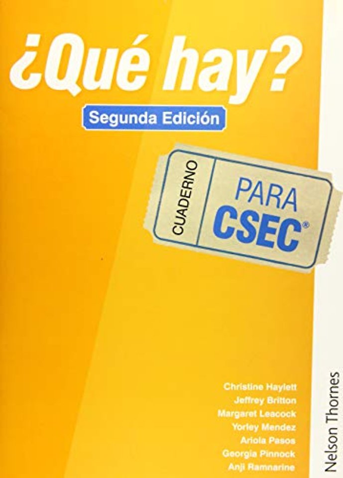 ¿Qué Hay? Cuaderno CSEC®