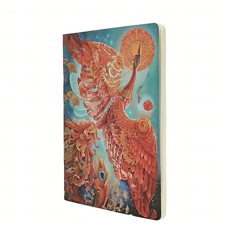 Firebird (Birds of Happiness) A4 Unlined Cahier