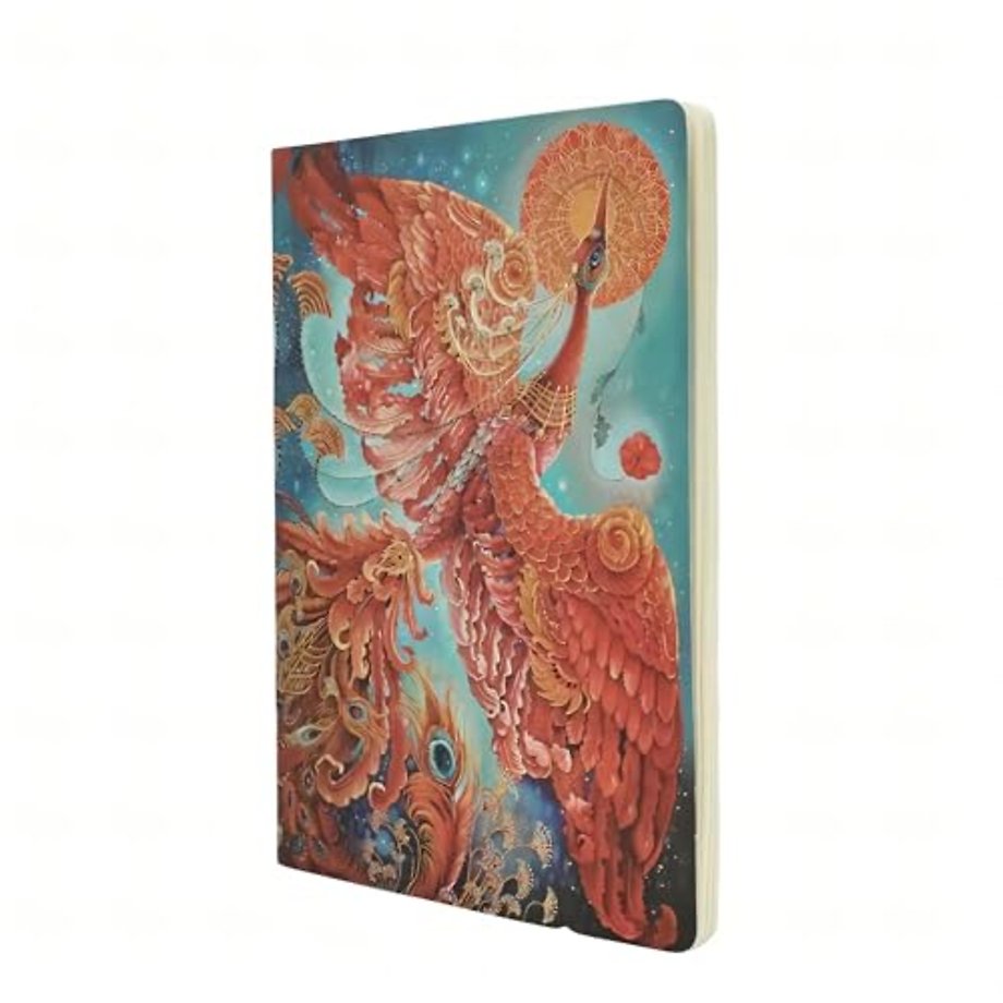 Firebird (Birds of Happiness) A4 Unlined Cahier