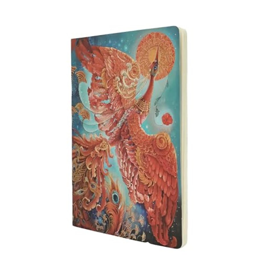 Firebird (Birds of Happiness) A4 Dot-Grid Cahier