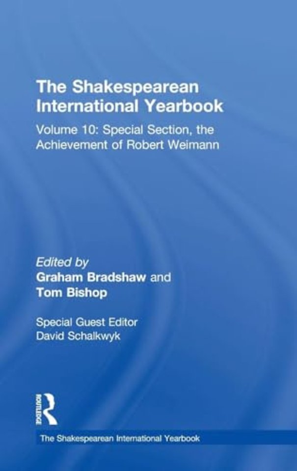 Shakespearean International Yearbook