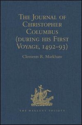 Journal of Christopher Columbus (during his First Voyage, 1492-93)