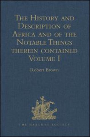 History and Description of Africa and of the Notable Things therein contained