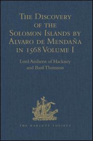 Discovery of the Solomon Islands by Alvaro de Mendaña in 1568