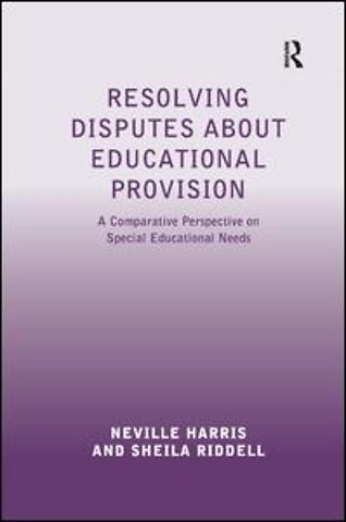 Resolving Disputes about Educational Provision