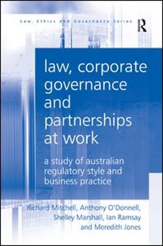 Law, Corporate Governance and Partnerships at Work