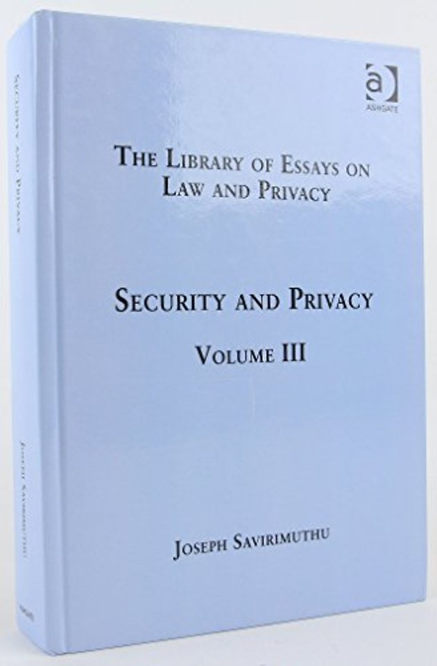Library of Essays on Law and Privacy