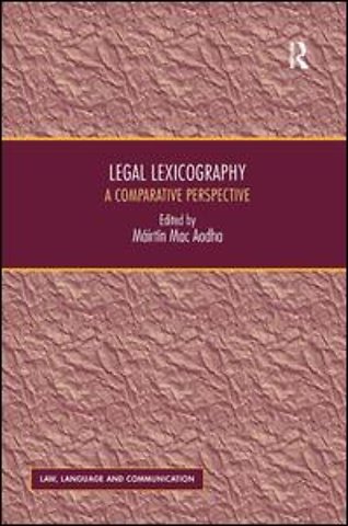 Legal Lexicography