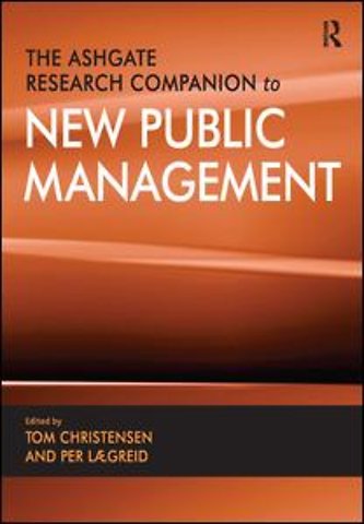 Ashgate Research Companion to New Public Management