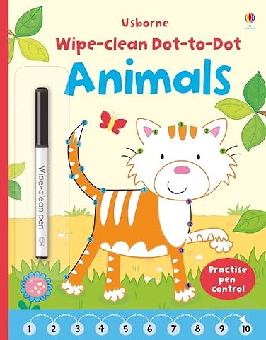 Wipe-clean Dot-to-dot Animals