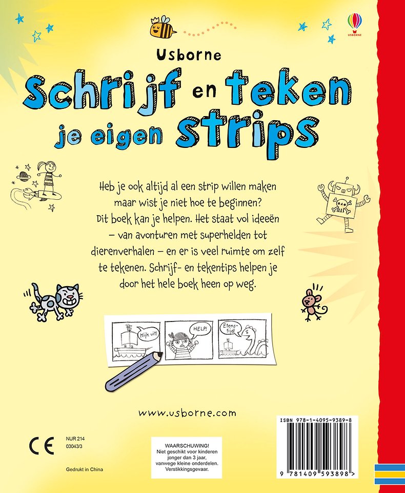 Schrijf en teken je eigen strips