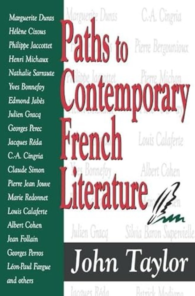Paths to Contemporary French Literature