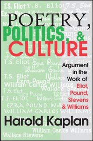 Poetry, Politics, and Culture