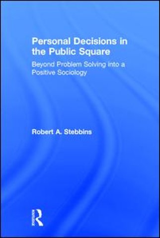 Personal Decisions in the Public Square