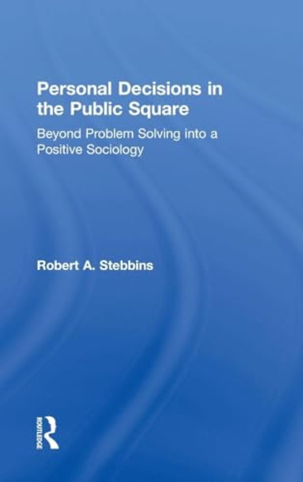 Personal Decisions in the Public Square