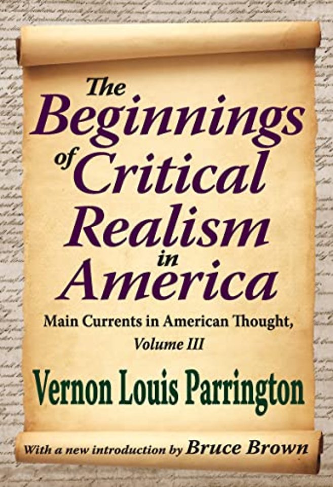 Beginnings of Critical Realism in America