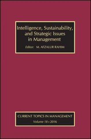 Intelligence, Sustainability, and Strategic Issues in Management