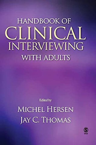 Handbook of Clinical Interviewing With Adults