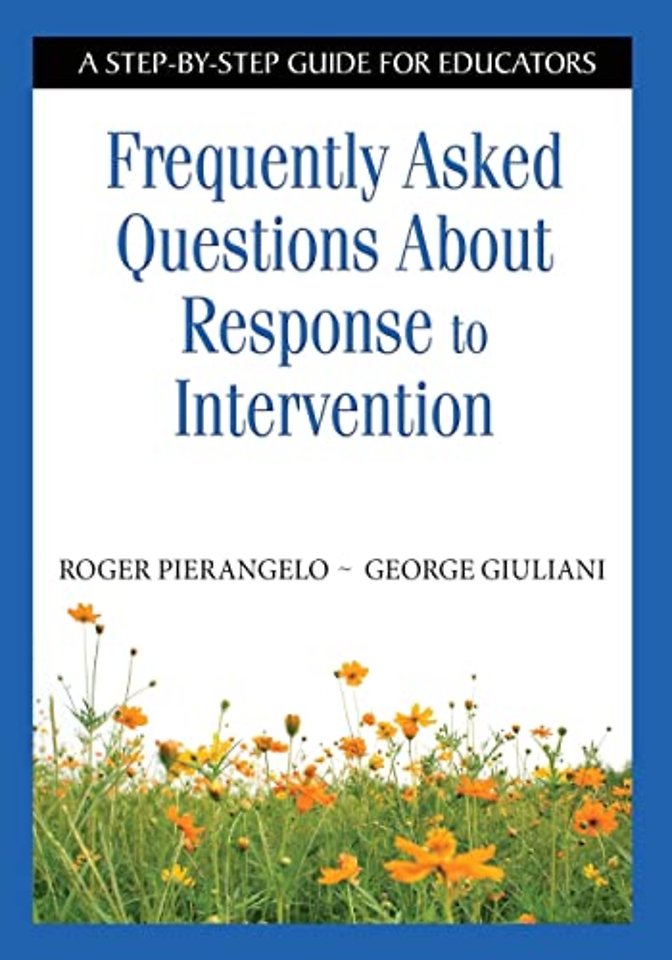Frequently Asked Questions About Response to Intervention