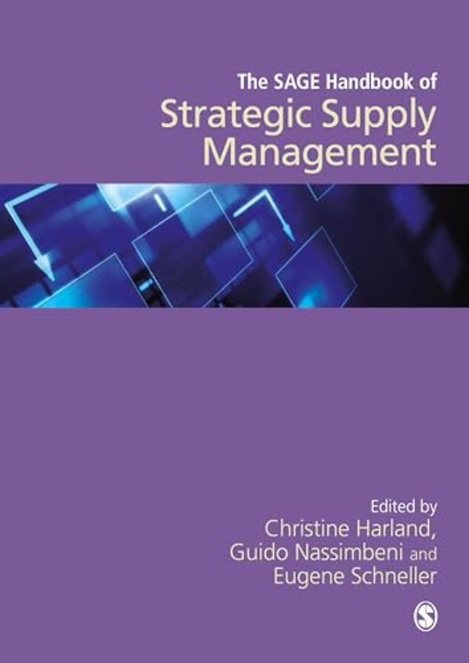 The SAGE Handbook of Strategic Supply Management