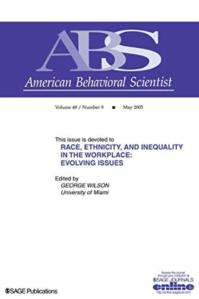 Race, Ethnicity, and Inequality in the Workplace
