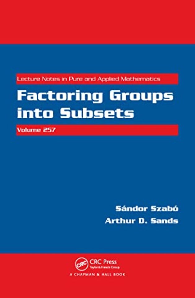 Factoring Groups into Subsets