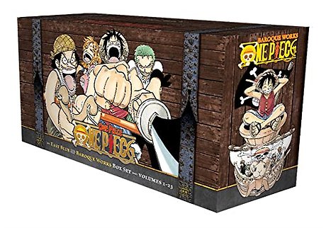 One Piece Box Set: East Blue and Baroque Works (Volumes 1-23 with premium)