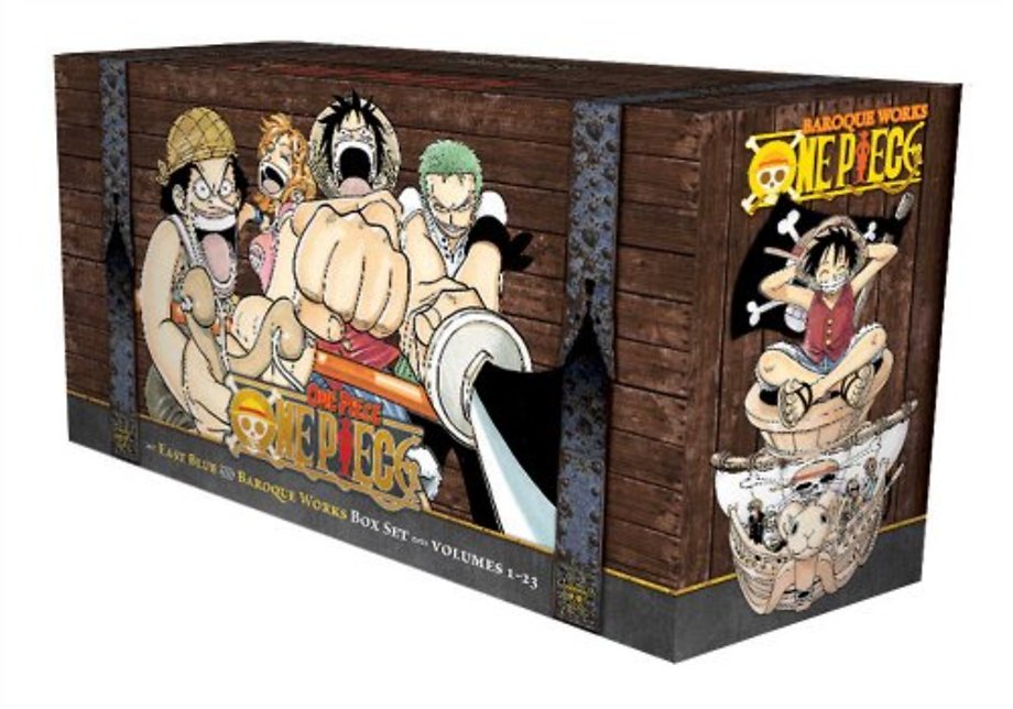 One Piece Box Set: East Blue and Baroque Works (Volumes 1-23 with premium)