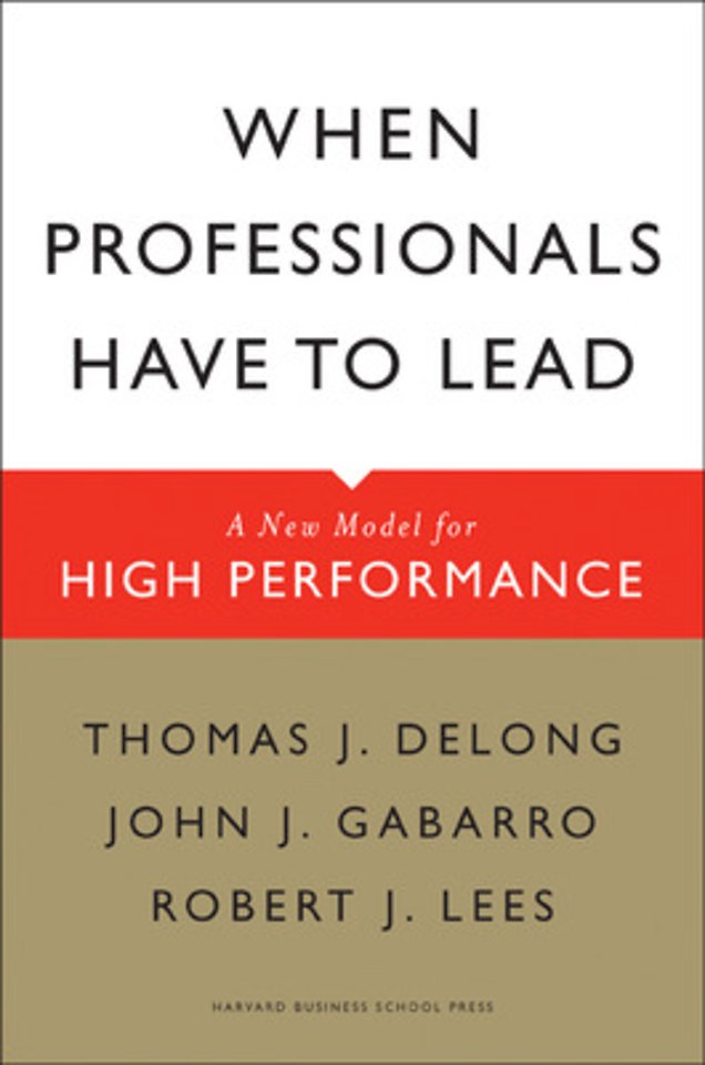 When Professionals Have to Lead