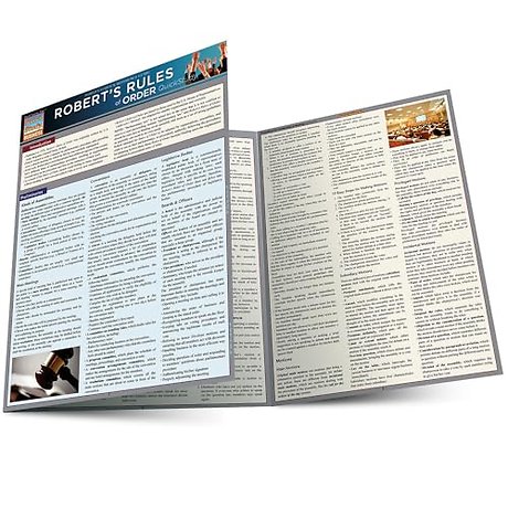 Robert's Rules of Order Quick Study