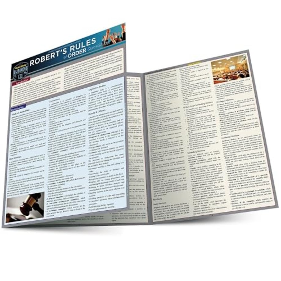 Robert's Rules of Order Quick Study