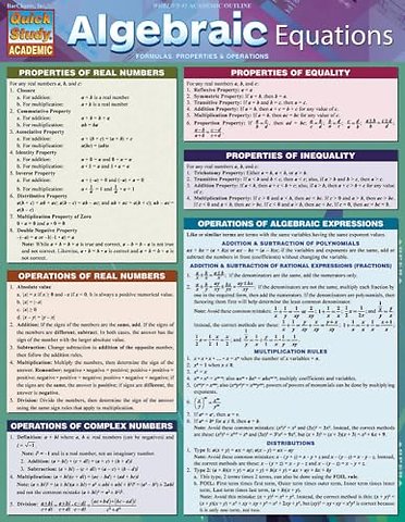 Algebraic Equations